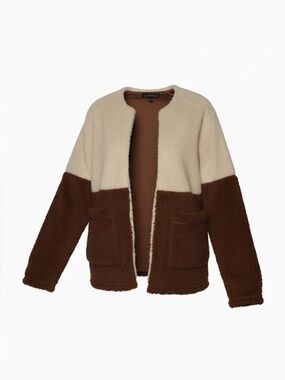 Faux Fur Cardigan Sweater